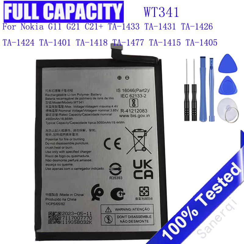 Bateria 5050mAh WT341 para Nok - Gold 6138 avaliação e preço