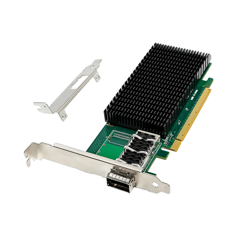 Placa Controladora PCIe 4.0 x1 - 100Gbe Qsfp28 Network Card avaliação e preço